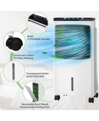 3-in-1 Portable Evaporative Air Conditioner Cooler with Remote Control for Home