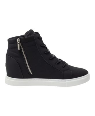 Women's Black Wedge Sneaker