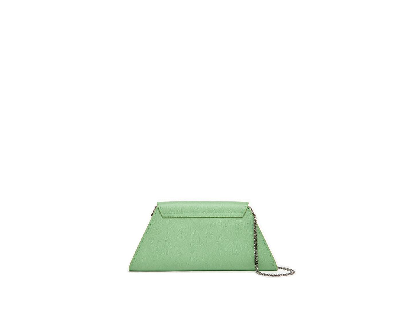 Женский клатч SUSU Leather Clutch Bag Summer Green Evening Purse Unique Handbag, цвет: Зелёный — фото 4