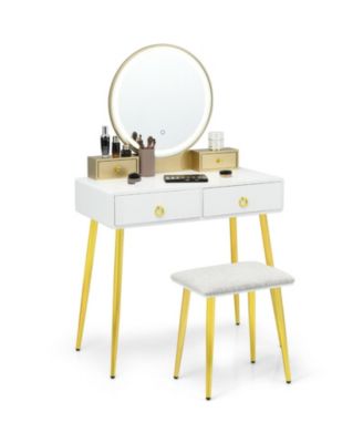 Vanity Table Set with Mirror