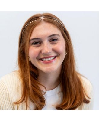 Wavy Metallic Headband Set - Gold + Silver