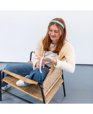 Classic Headband Set - Green + Cream + Pearl