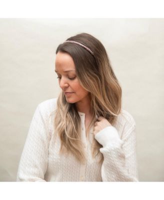 Thin All that Glitters Headband - Pink + Silver