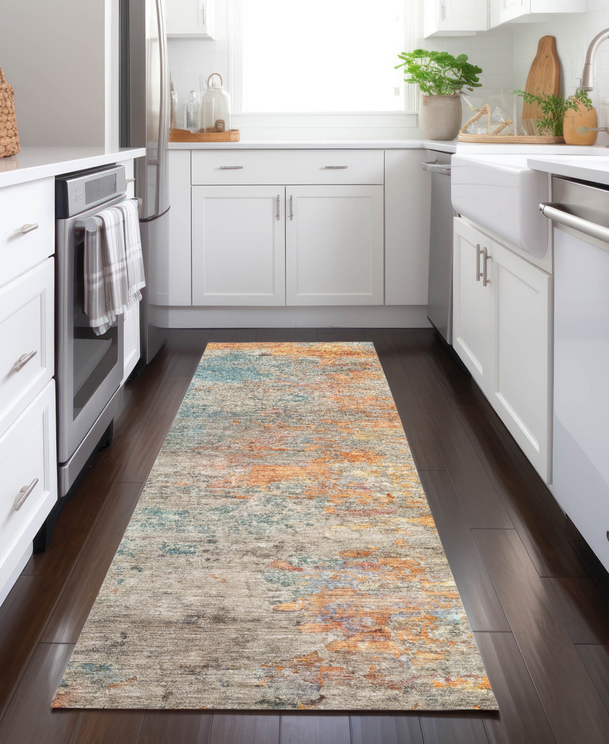 Addison Chantille Machine Washable Acn1298 2'3"x7'6" Runner Area Rug