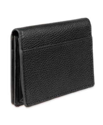 Men's RFID Tonal Gusset Card Case Wallet