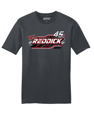 23xi Гоночная мужская угольная автомобильная футболка Tyler Reddick Jordan с изображением Тайлера Реддика Джордана