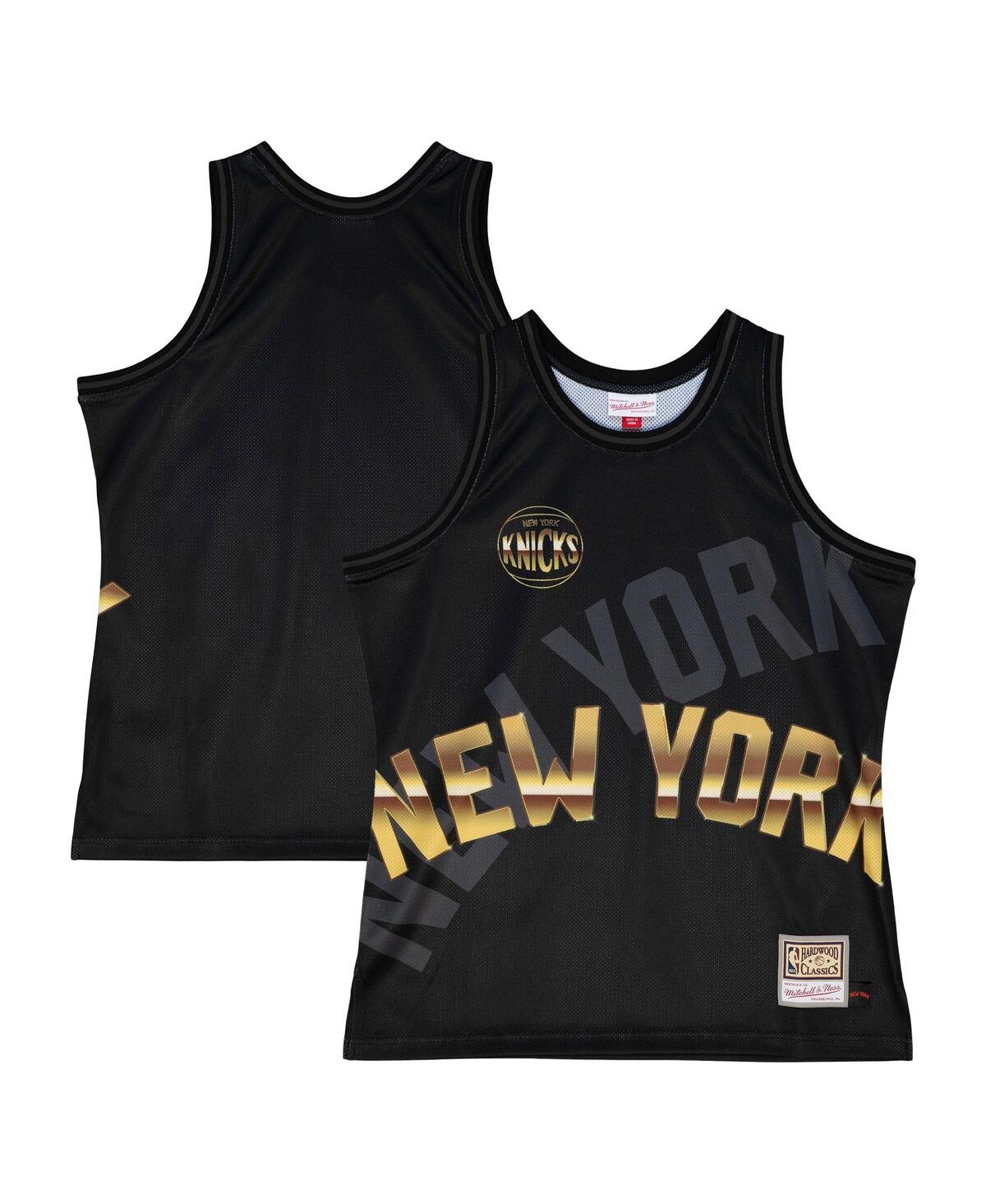 Men's Black New York Knicks Big Face 4.0 Fashion Tank Top - Black