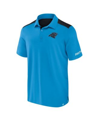 Мужская сине-черная футболка-поло Carolina Panthers Color Block от Fanatics