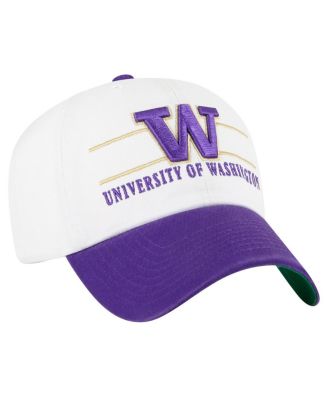 Men's White Washington Huskies Gridiron Clean Up Adjustable Hat