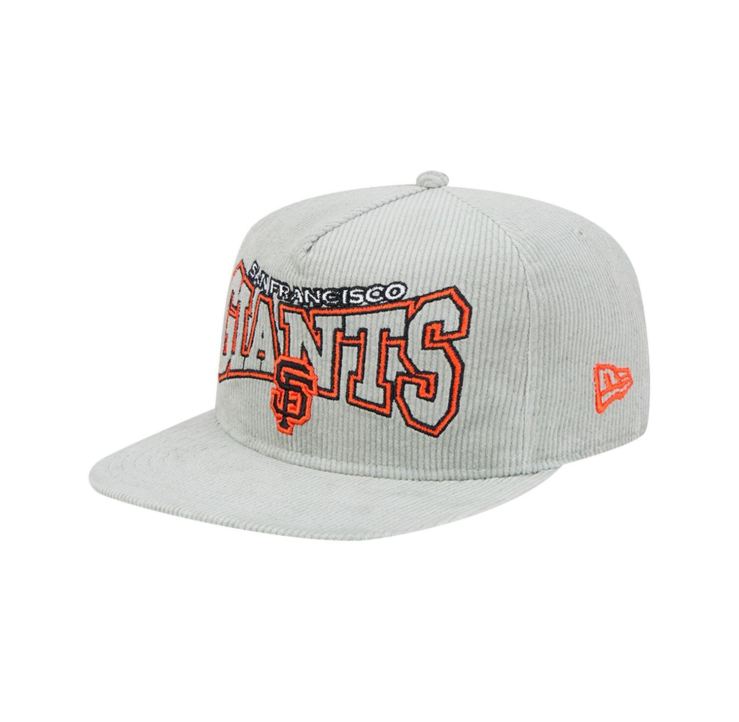 Men's Gray San Francisco Giants Corduroy Golfer Snapback Hat
