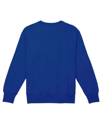 Men's Royal Denver Broncos Basic Fleece Pullover Sweatshirt