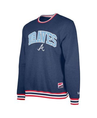 Мужская толстовка-пуловер на День отца New Era от Atlanta Braves темно-синего цвета