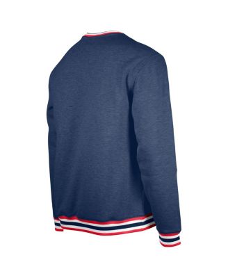 Men's Navy Atlanta Braves Father's Day Pullover Sweatshirt