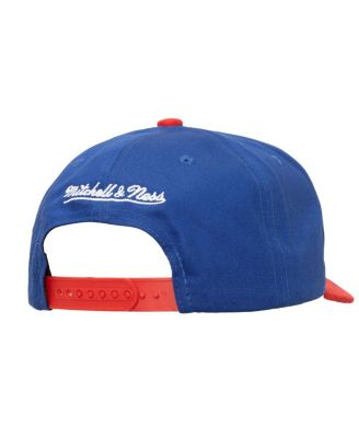 Мужская регулируемая шляпа Mitchell & Ness сине-красная Philadelphia 76ers May Flowers от Mitchell & Ness