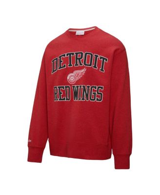Мужская флисовая толстовка-пуловер Mitchell & Ness Red Detroit Red Wings, победившая в плей-офф