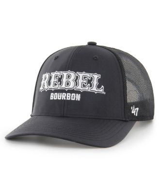 Брендовая мужская черная шляпа с регулируемой посадкой Kyle Busch Rebel Bourbon Trucker 47-го года выпуска