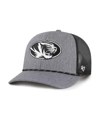 '47 Brand - Mens Gray Missouri Tigers Carbon Rope Adjustable Hat