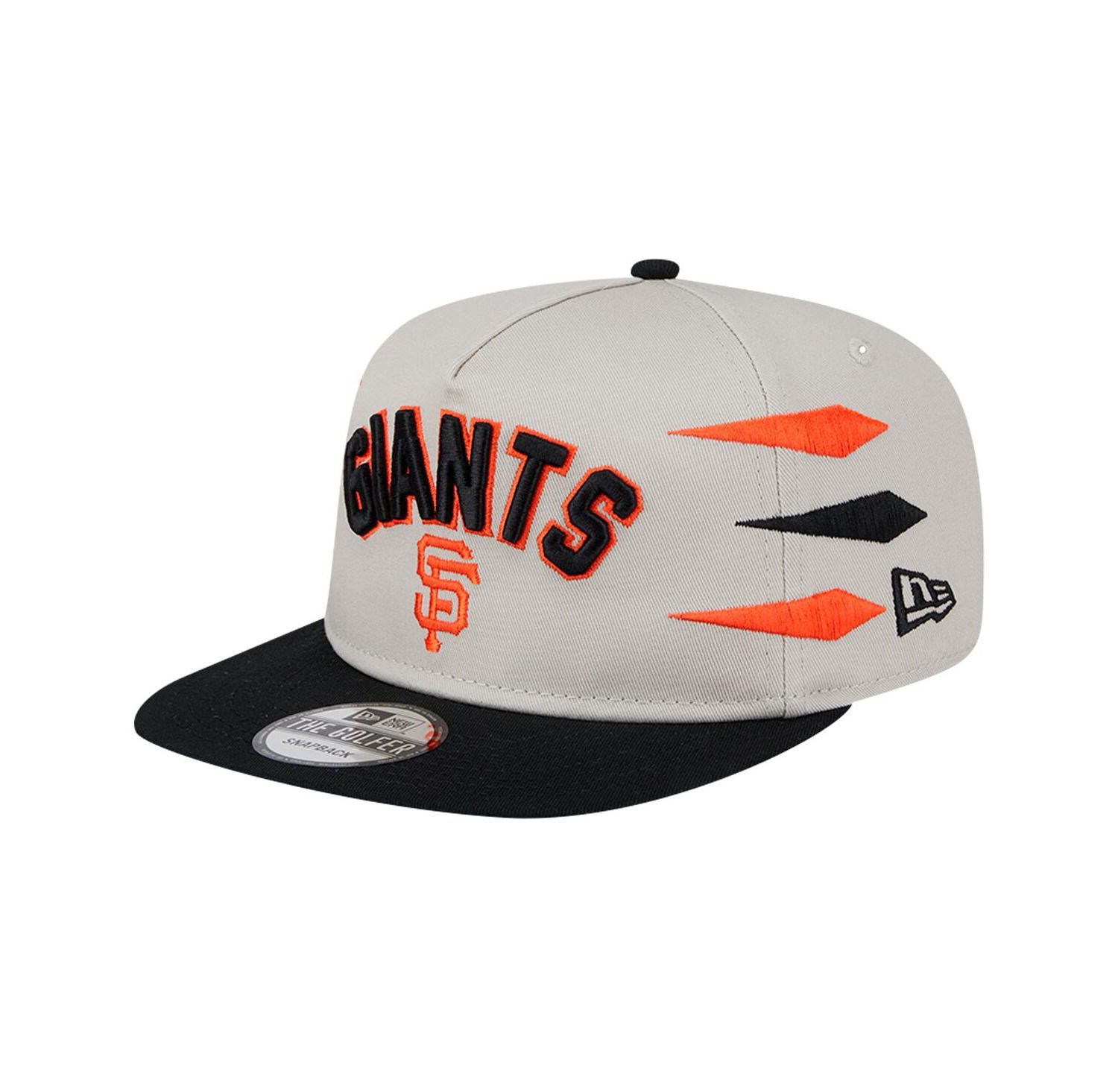 Men's Cream San Francisco Giants Iron Golfer Snapback Hat