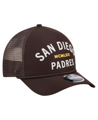 Men's Dark Brown San Diego Padres Minimalist 9FORTY A-Frame Adjustable Hat