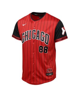 Big Boys and Girls Luis Robert Jr. Red/Black Chicago White Sox 2025 City Connect Limited Player Jersey