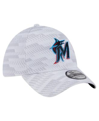 Men's White Miami Marlins Graded 39THIRTY Flex Hat