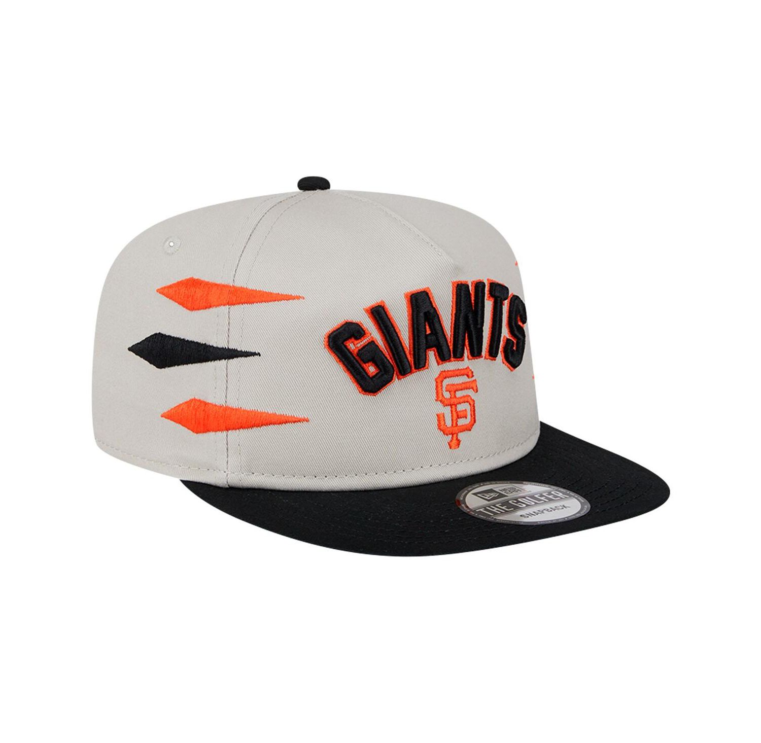 Men's Cream San Francisco Giants Iron Golfer Snapback Hat