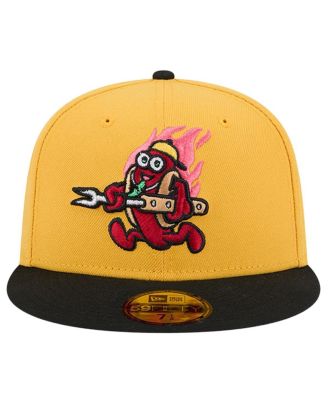 Мужская приталенная шляпа New Era желтого цвета Akron RubberDucks Copa de la Diversion 59 за пятьдесят