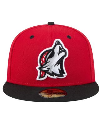 Мужская красно-черная шляпа Erie SeaWolves Authentic Collection 59 размера 