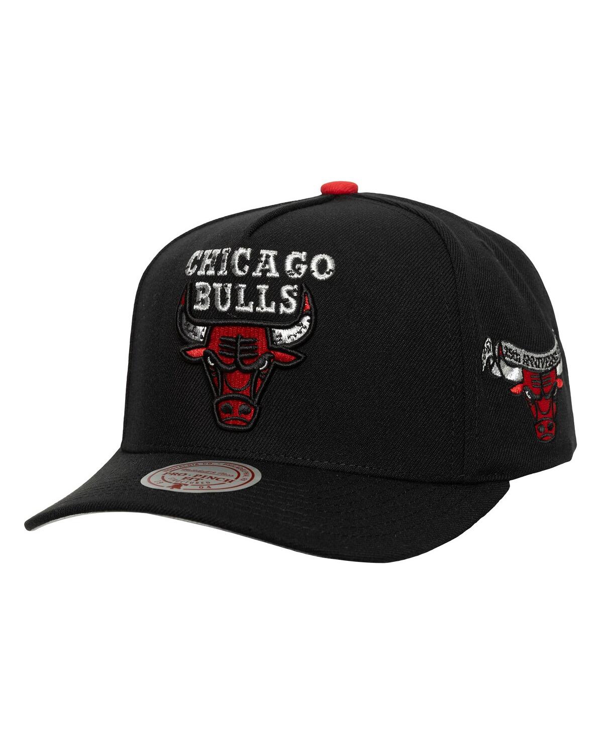 Men's Black Chicago Bulls Core Pro Pinch Adjustable Hat - Black