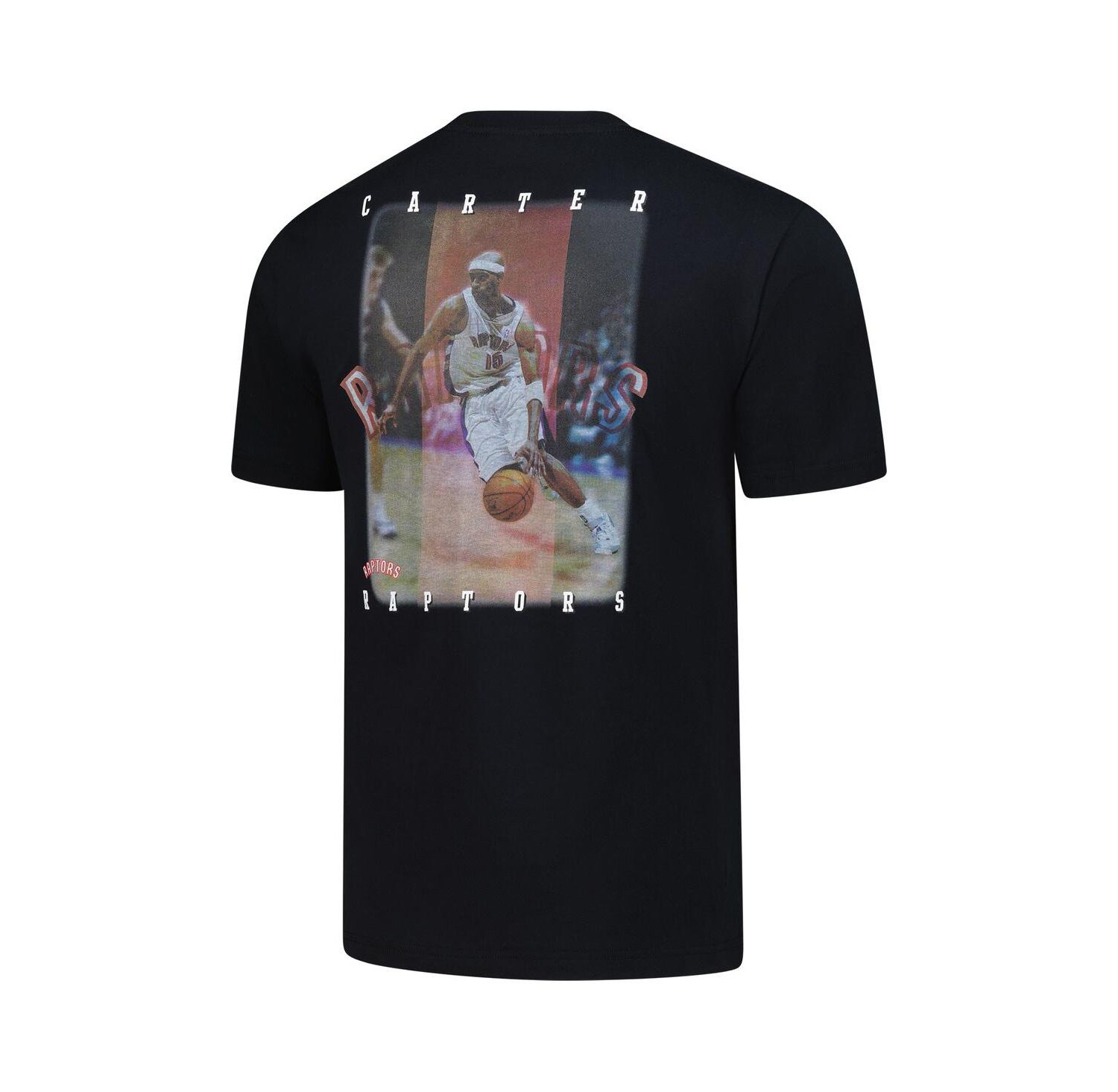 Men's Vince Carter Black Toronto Raptors Hardwood Classics NBA Legends T-Shirt