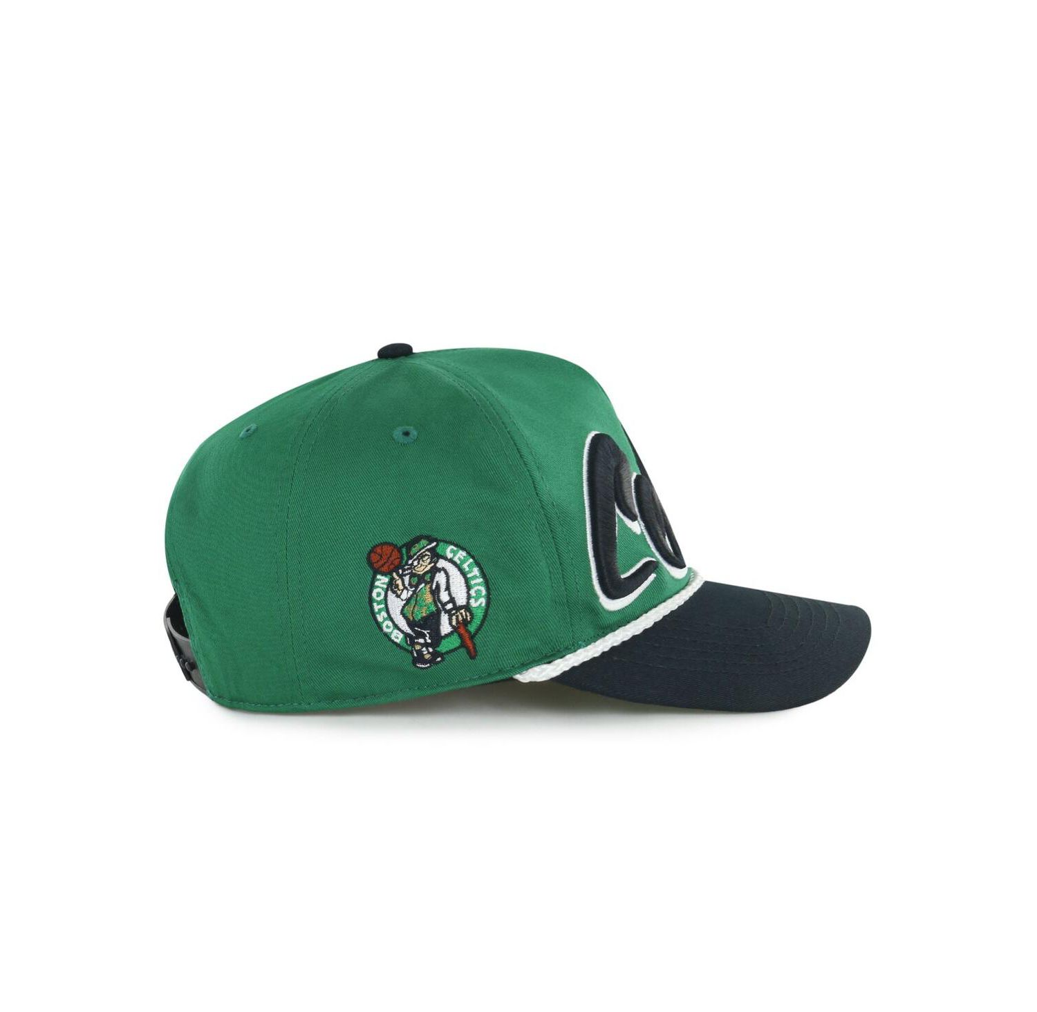 Men's Kelly Green/Black Boston Celtics Drop Shadow Rope Hitch Adjustable Hat