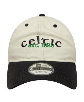 Мужская светло-бежевая/черная шляпа New Era Celtic Contract с регулируемой длиной 92 см