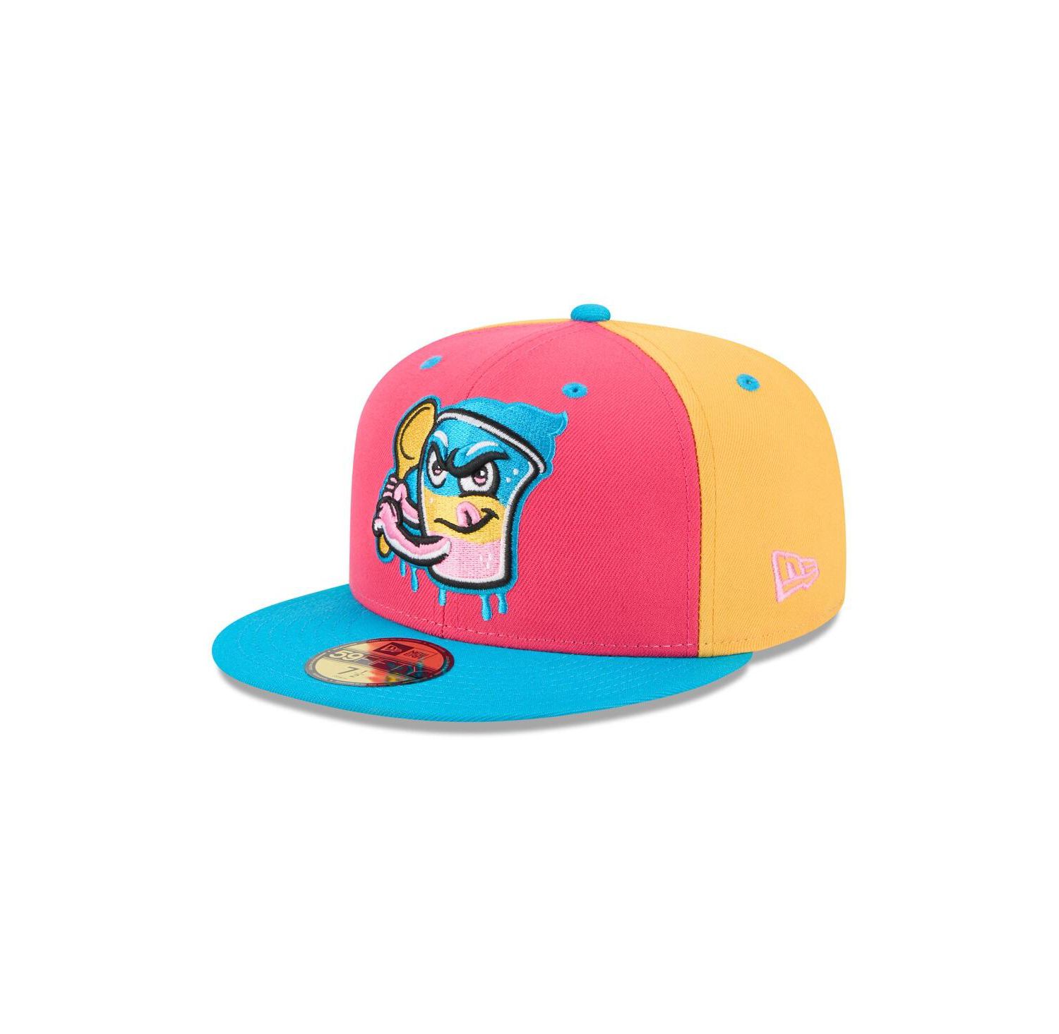 Men's Pink Jacksonville Jumbo Shrimp Theme Nights 59FIFTY Fitted Hat