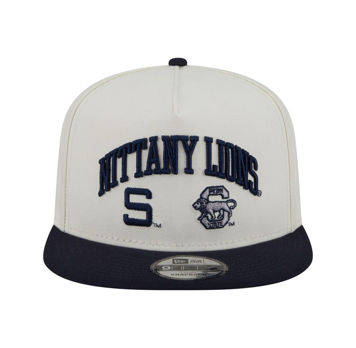Men's White Penn State Nittany Lions Collegiate 9FIFTY A-Frame Snapback Hat