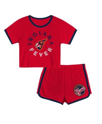 Outerstuff - Toddler Red Indiana Fever Double Run T-Shirt Shorts Set