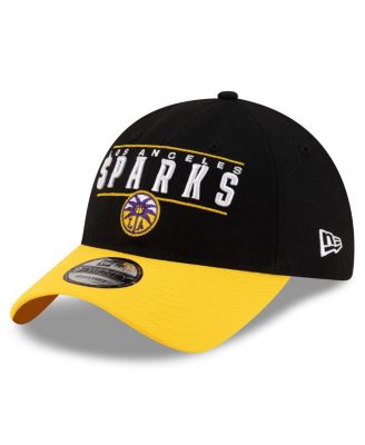 New Era - Men's and Women's Black/Gold Los Angeles Sparks 2025 WNBA Draft 9TWENTY Adjustable Hat