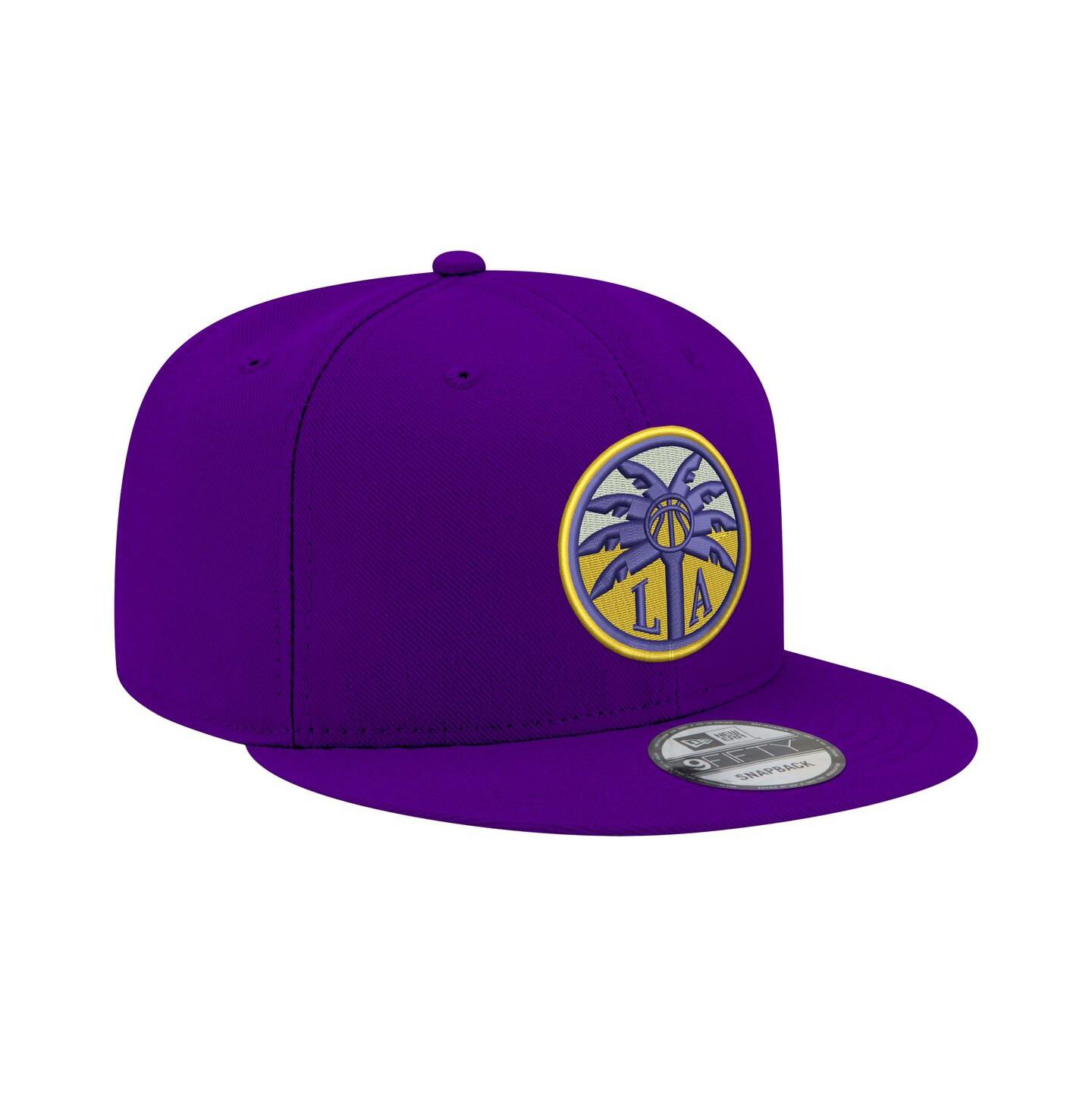 Кепка New Era Purple Los Angeles Sparks Logo 9FIFTY Snapback Hat — фото 3