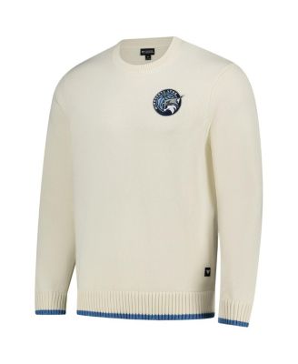 Жаккардовый пуловер-свитер The Wild Collective для мужчин и женщин кремового цвета из коллекции Minnesota Lynx