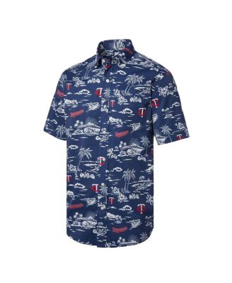 Men's Navy Minnesota Twins Kekai Performance Button-Down Shirt
