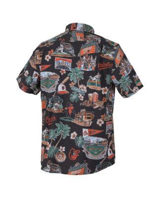 Men's&nbsp;Black Baltimore Orioles Scenic Tri-Blend Button-Down Shirt