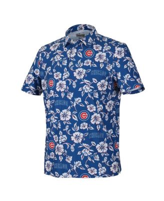 Мужская синяя футболка-поло Chicago Cubs Pua Performance от Reyn Spooner