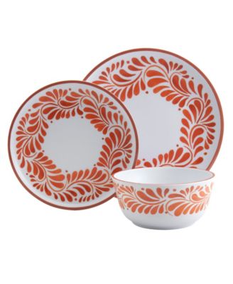 Melamine 12 Pc. Dinnerware Set, Service for 4