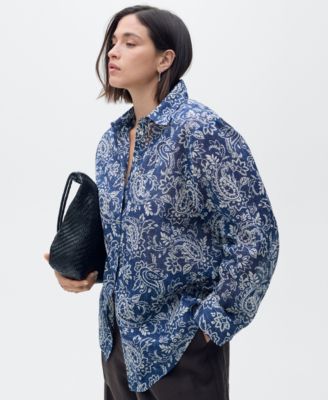 Women's Printed Cotton Shirt