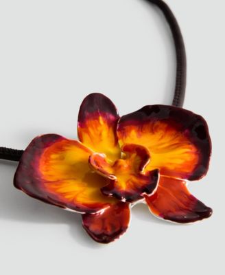 Женское ожерелье с подвеской в виде цветка Манго