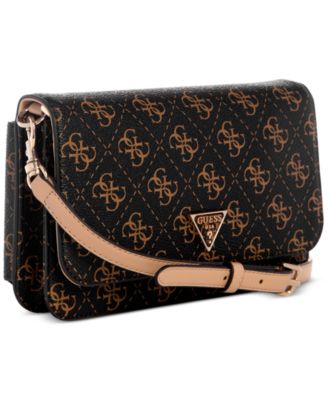 Noelle II Logo Crossbody Flap Bag