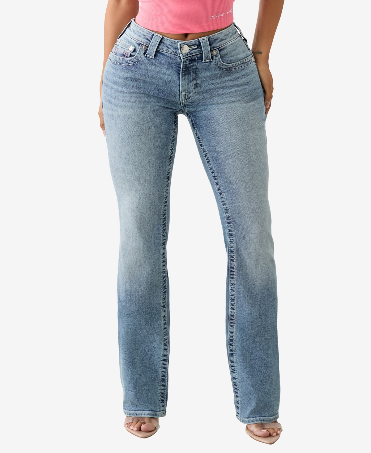 True Religion Women's Becca I Love True Bootcut Jeans