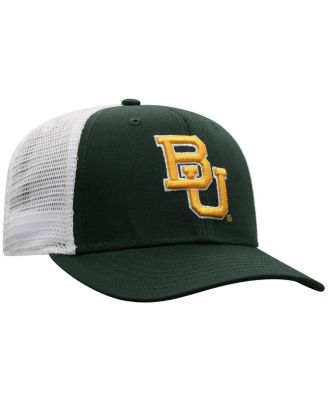 Мужская зелено-белая бейсболка дальнобойщика Baylor Bears Victory с регулируемой базовой линией от Top of the World