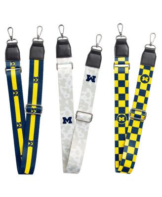 Logo Brands - Michigan Wolverines Bag Strap Set of 3
