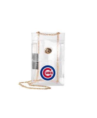 Logo Brands - Chicago Cubs Clear Essential Crossbody Purse