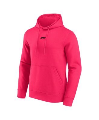 Мужская розовая толстовка-пуловер с мини-логотипом Формулы-1 от Fanatics